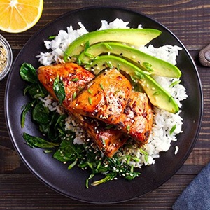 a plate of healthy and nutritious foods