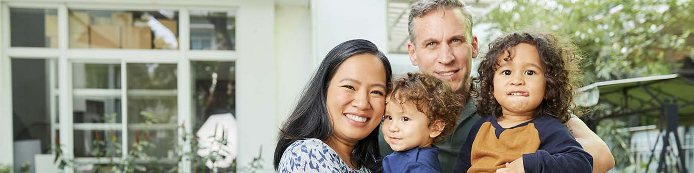 smiling family