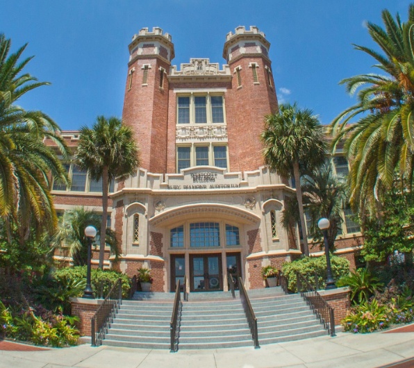 Outside view of dental school building