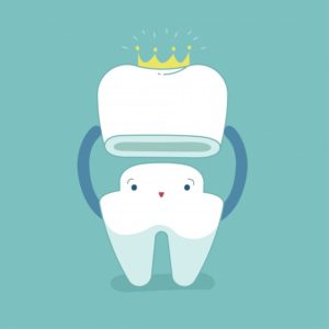 dental crown cartoon